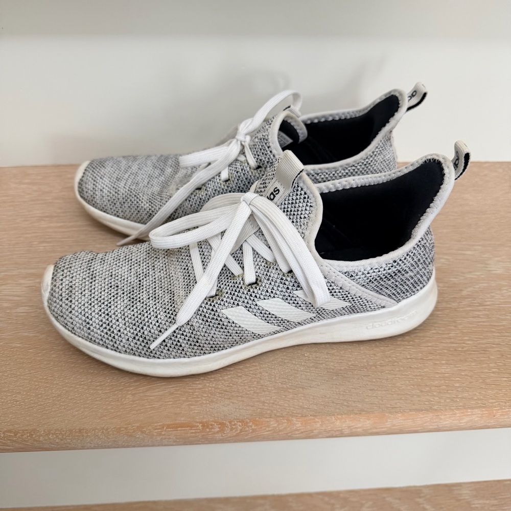 adidas White and Gray Sneakers